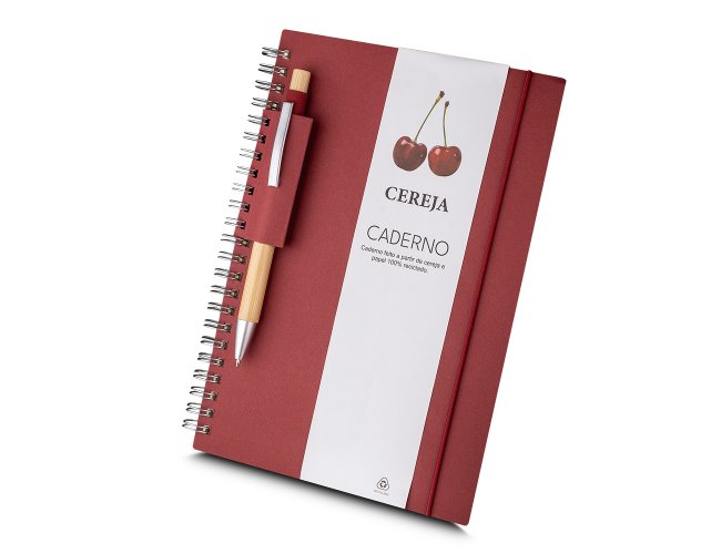 Caderno A5 Capa em Papel Reciclado (CAD008)
