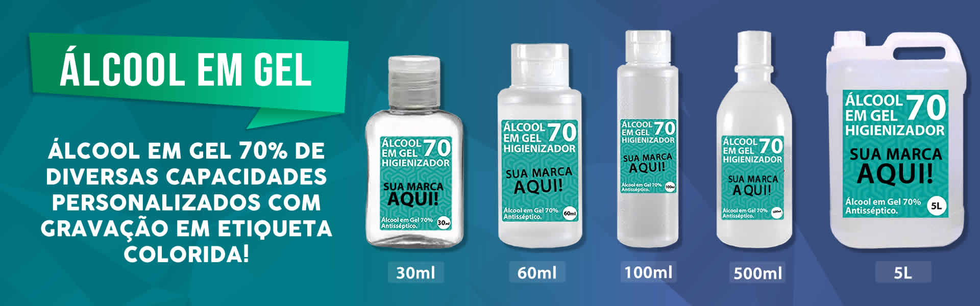 Àlcool em Gel Personalizado Àlcool em Gel Personalizado