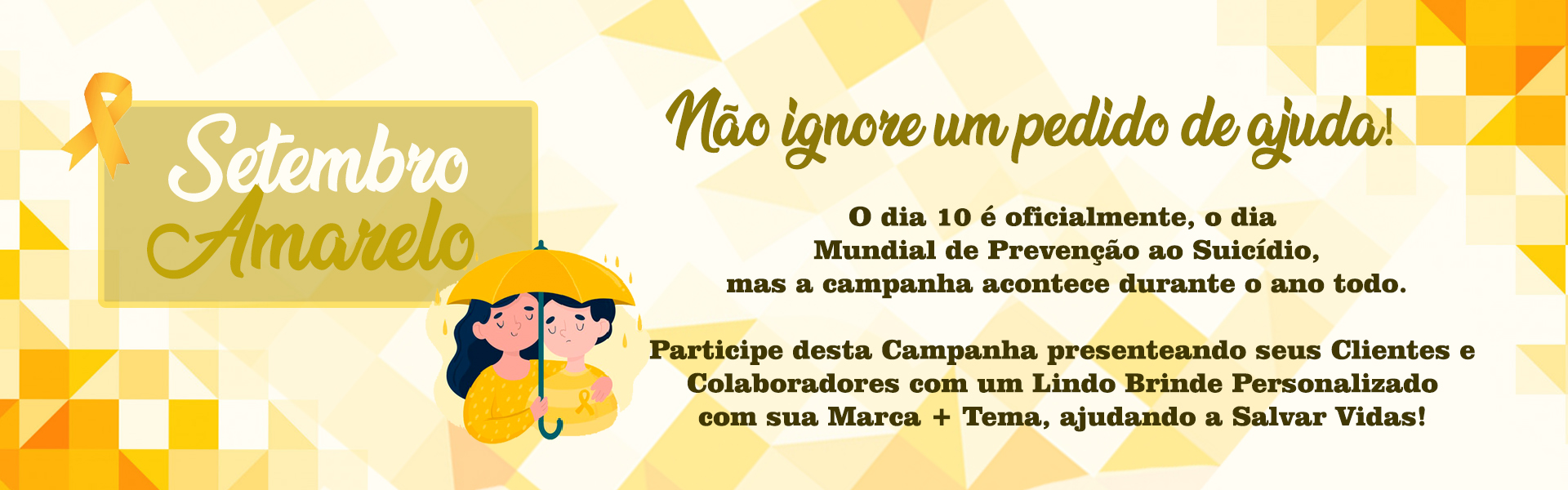 Brindes Setembro Amarelo Brindes Setembro Amarelo