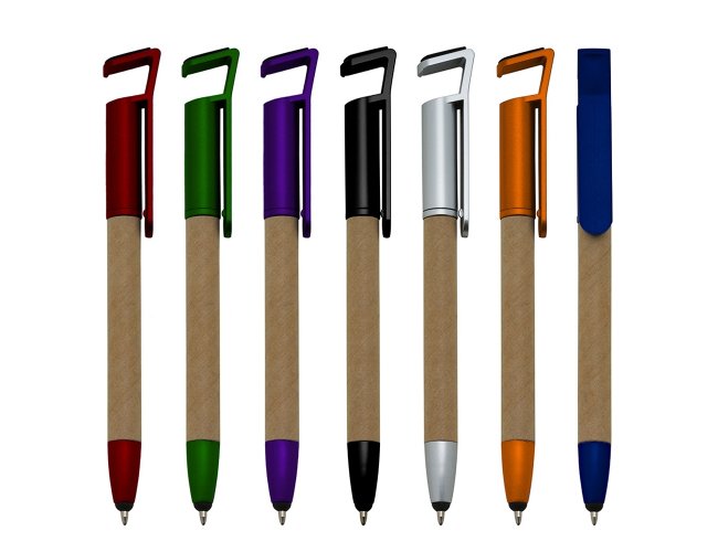 Caneta Ecol�gica Touch com Suporte (00708P)