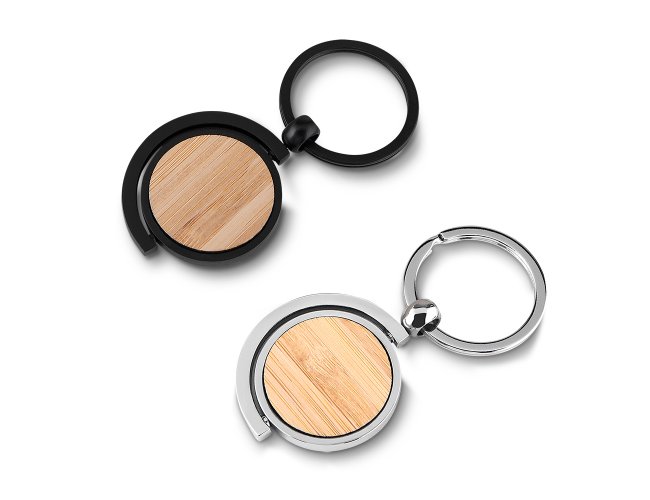 Chaveiro em Metal + Bambu (CH53074)